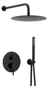 KFA Armatura 5039-501-81 - Duschset med dold kran MOZA matt svart