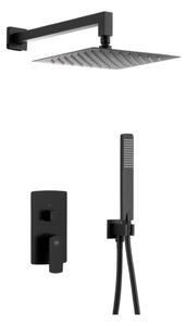 KFA Armatura 5539-511-81 - Duschset med dold kran MOKAIT mässing/svart