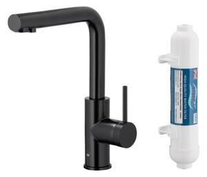 KFA Armatura 6623-912-81-Filtrerad vattenkran DUERO PURE svart + filter