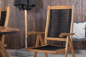 CHAN PETER Matbord 200x100 cm + 4 stolar | Utemöbler