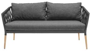 VEGA Soffa 2-sits Asola; 162x80x76 cm (BxDxH); Antracit