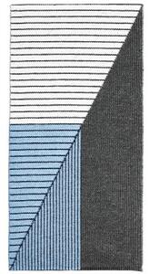 Stripe blå - plastmatta
