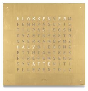 Qlocktwo - Qlocktwo Earth 45 Creator's Edition - Gold, NO - Klockor - Biegert & Funk - Guld