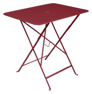 Fermob - Bistro Table 77 x 57 cm, Chili - Balkong- och cafébord - Röd - Metall