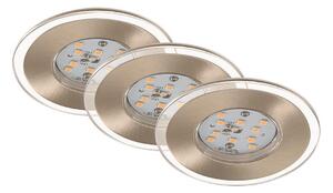 Briloner 7257-032 - KIT 3x LED badrumslampa ATTACH LED/4,5W/230V IP44