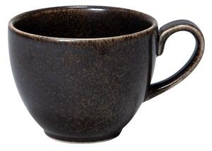 Kaffekopp Rhea, 20 cl, fältspatporslin, brun/svart