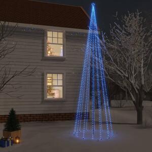 Julgran med markspett 1134 blåa lysdioder 800 cm