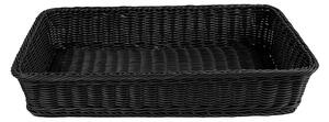 Brödkorg, 53X32,5 cm, polypropylen tråd, svart