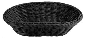 Brödkorg, 29X18,5 cm, polypropylen tråd, svart