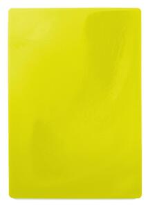 Skärbräda 49,5X35 cm, gul, plast