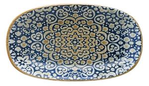 Tallrik Alhambra, 15x8,5 cm, flat, oval, upphöjd kant