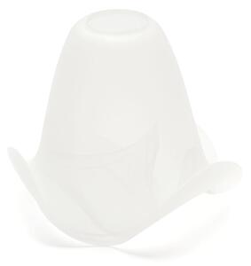 Ersättningsglas till ljuskrona och lampa SISI E14 diameter 13 cm vit