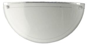 Prezent 1421 NS - Ersättningsglas för vägglampa DISC E27 12,5x25 cm vit