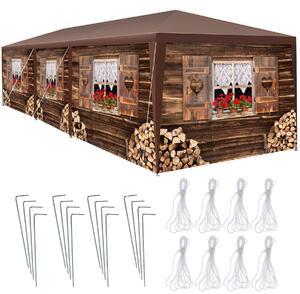 TecTake GmbH 405959 paviljong almchalet med avtagbara sidodelar - 9 m