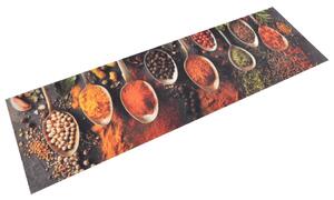 Köksmatta maskintvättbar sked & kryddor 45x150 cm sammet