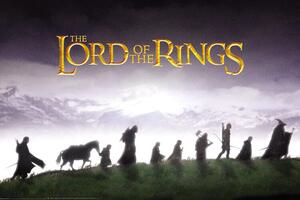 Konsttryck Lord of the Rings - Group, (40 x 26.7 cm)