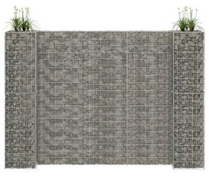 Planteringsgabion H-formad stål 260x40x180 cm