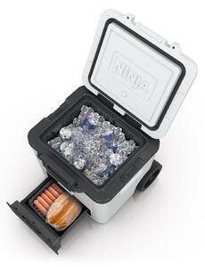 Ninja FrostVault 28 l kylbox på hjul med Dry Zone molnvit FB230EUWH