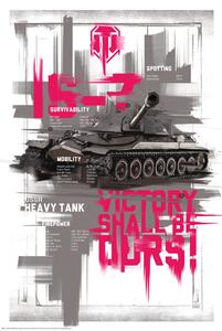 Poster, Affisch World of Tanks - Heavy Tank