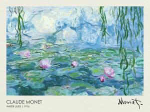 Bildreproduktion Water Lilies 1916, Claude Monet