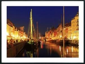 Posterworld - Motiv Copenhagen by night - 50x70 cm