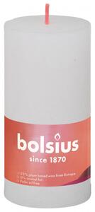 Bolsius Blockljus Shine 8-pack 100x50 mm molnvit