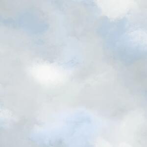 Noordwand Tapet Good Vibes Paint Clouds blå och grå