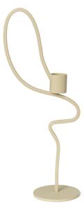 Ferm Living - Valse Candle Holder - Tall - Cashmere - Ljusstakar - Beige