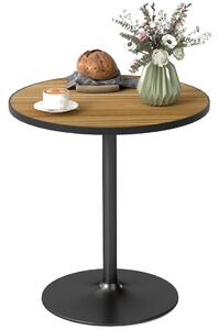 Runt matbord, eklook, kompakt design, för 2-4 personer, ek