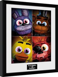 Inramad poster Five Nights at Freddys - Quad