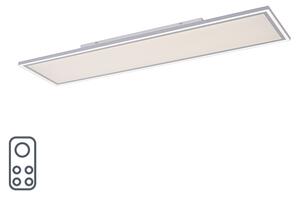 Taklampa vit 121 cm inkl. LED och fjärrkontroll - Luntani
