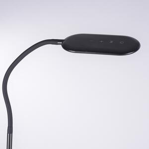 Modern golvlampa svart dimbar inkl LED - Kiril