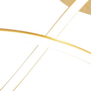 Plafond 'Viola ' Design guld/polyester - LED inkluderat / Inomhus