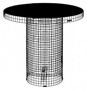 Kalager Design - Café Table - Cafébord - Black - D70 x H75 x W70 cm