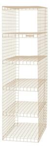 Kalager Design - Grid Rack - Hylla - Creme Beige - D34 x H105 x W26 cm