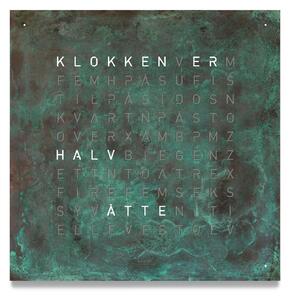 Qlocktwo - Qlocktwo Earth 45 Creator's Edition - Vintage Copper, NO - Klockor - Biegert & Funk - Blå