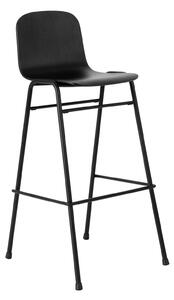 HEM - Touchwood Bar Chair - Black/Black - Barstolar - Lars Beller Fjetland - Svart - Metall/Trä