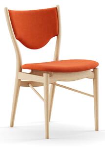 House of Finn Juhl - 46 Chair, Clear oiled oak, Cat. 3 Watercolour, Pumpkin Spice - Matstolar - Finn Juhl - Orange,Träfärgad - Trä/Textilmaterial