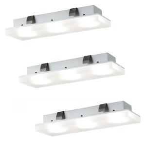 Paulmann 93577 - SET 3x Infälld LED-belysning FLEECY 3xLED/3,6W/230V