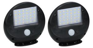 Grundig - SET 2x LED SolVägglampabelysning med sensor LED/3,2V