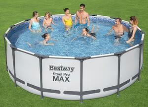 Bestway pool ovan mark Ø4,27m - 122cm djup | Steel Pro MAX