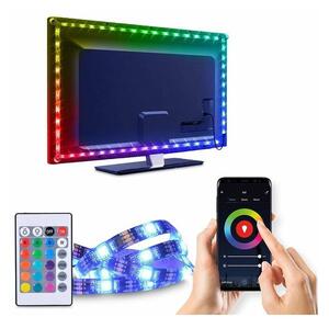 Solight WM58 - LED RGB list för TV LED/6W/5V Wi-Fi Tuya + fjärrkontroll