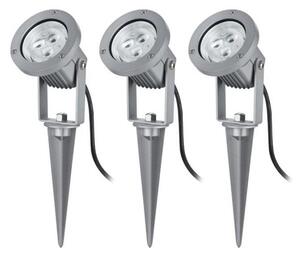 Paulmann 98845 - KIT 3x LED/3W IP65 Strålkastare GARDENSPOT 230V