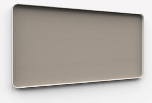 Frame Wall, glasskrivtavla, 200x100 cm, Lonely, grå ram