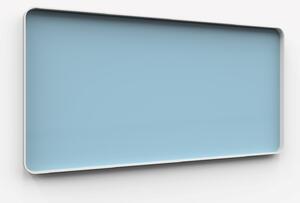 Frame Wall, glasskrivtavla, 200x100 cm, Calm, grå ram