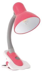 Kanlux 7153 - Bordslampa with a clip SUZI 1xE27/40W/230V rosa