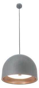 Klausen 113006 - Ljuskrona med upphängningsrem GRAVITY 3xE27/7W/230V grå