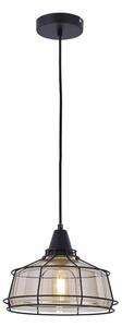 Klausen 111008 - Ljuskrona med upphängningsrem FACTORY 1xE27/11W/230V beige/svart