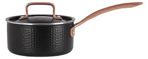Kastrull med lock 16 cm / 1,6 liter - Svart