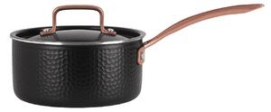 Kastrull med lock 18 cm / 2,3 liter - Svart